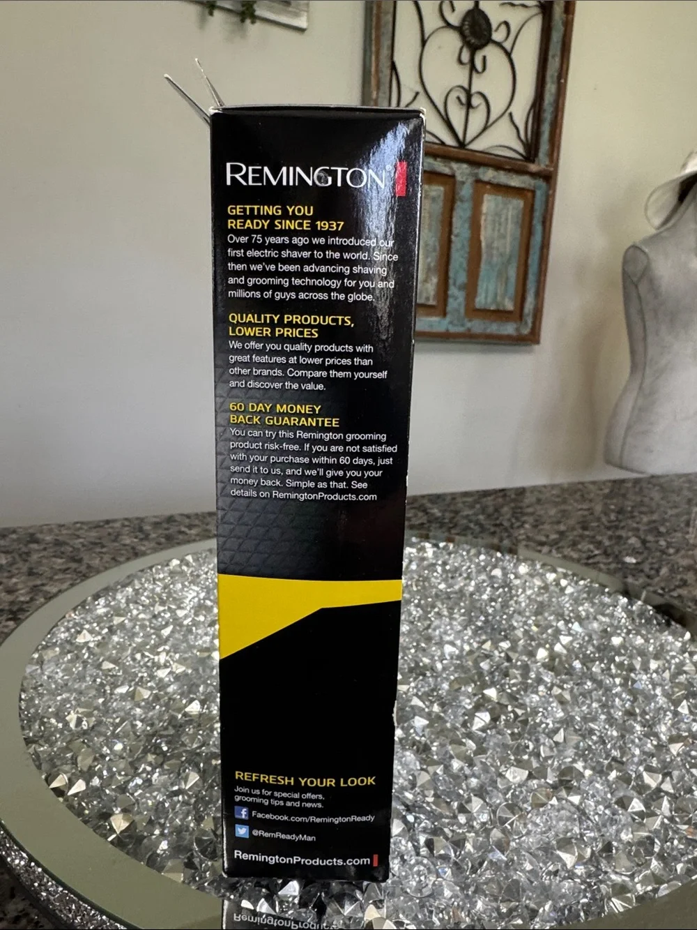 Remington Black and Yellow Nose, Ear & Brow Trimmer Kit NEW
